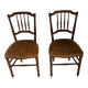 Pair of lovely Napoleon III / Louis XVI chairs - Striped velvet