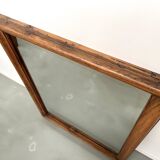 1900 mirror in solid walnut