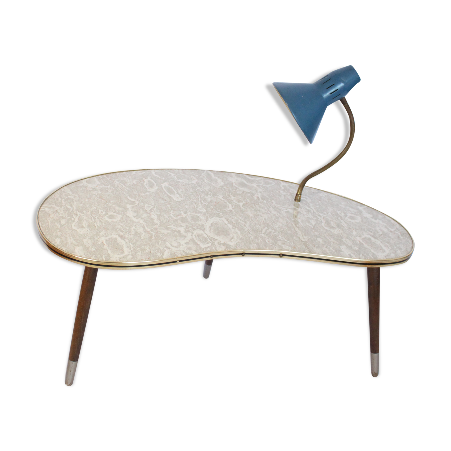 Atypical table tripod lighted years 50