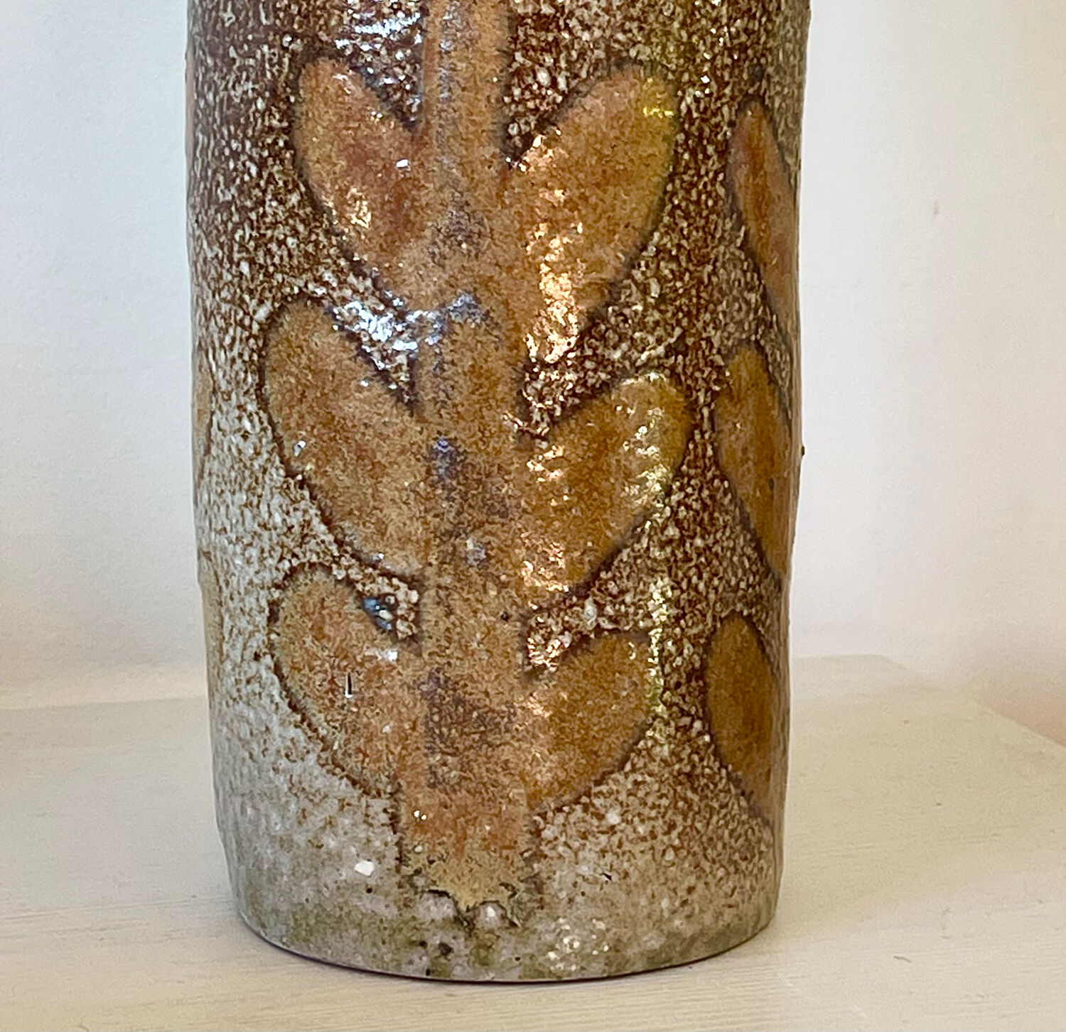 Stoneware jug by Jean Claude Monange.