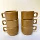 Vintage stoneware coffee cups