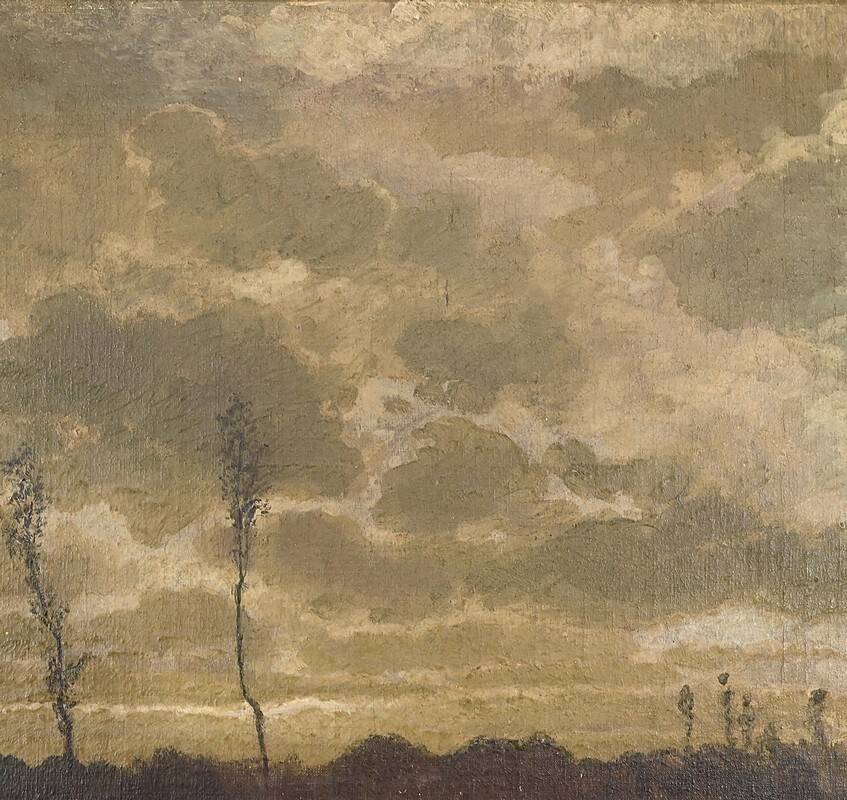 Oil on canvas, signed Cheret – Mid 19th century