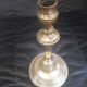 Neoclassical brass candlestick
