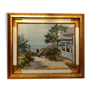 Tableau Huile sur toile signé