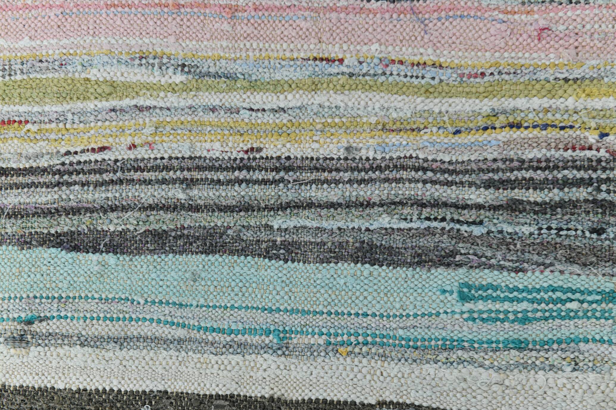 2x10 Rug For Hallway Vintage Kilim Runner Rug, 71x297Cm