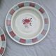 St Amandinoise deep plates, SET OF 6 / Ceramic.