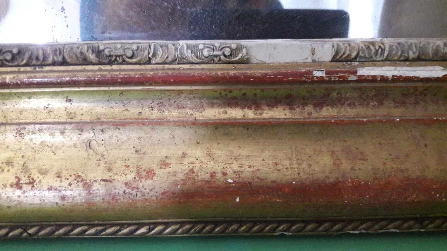 Gold foil mirror 90x78