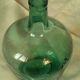 Demijohn Bonbonne green glass Vayelense Deco Indus vase collection