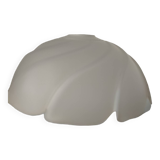 Suspension lampshade in opaline glass