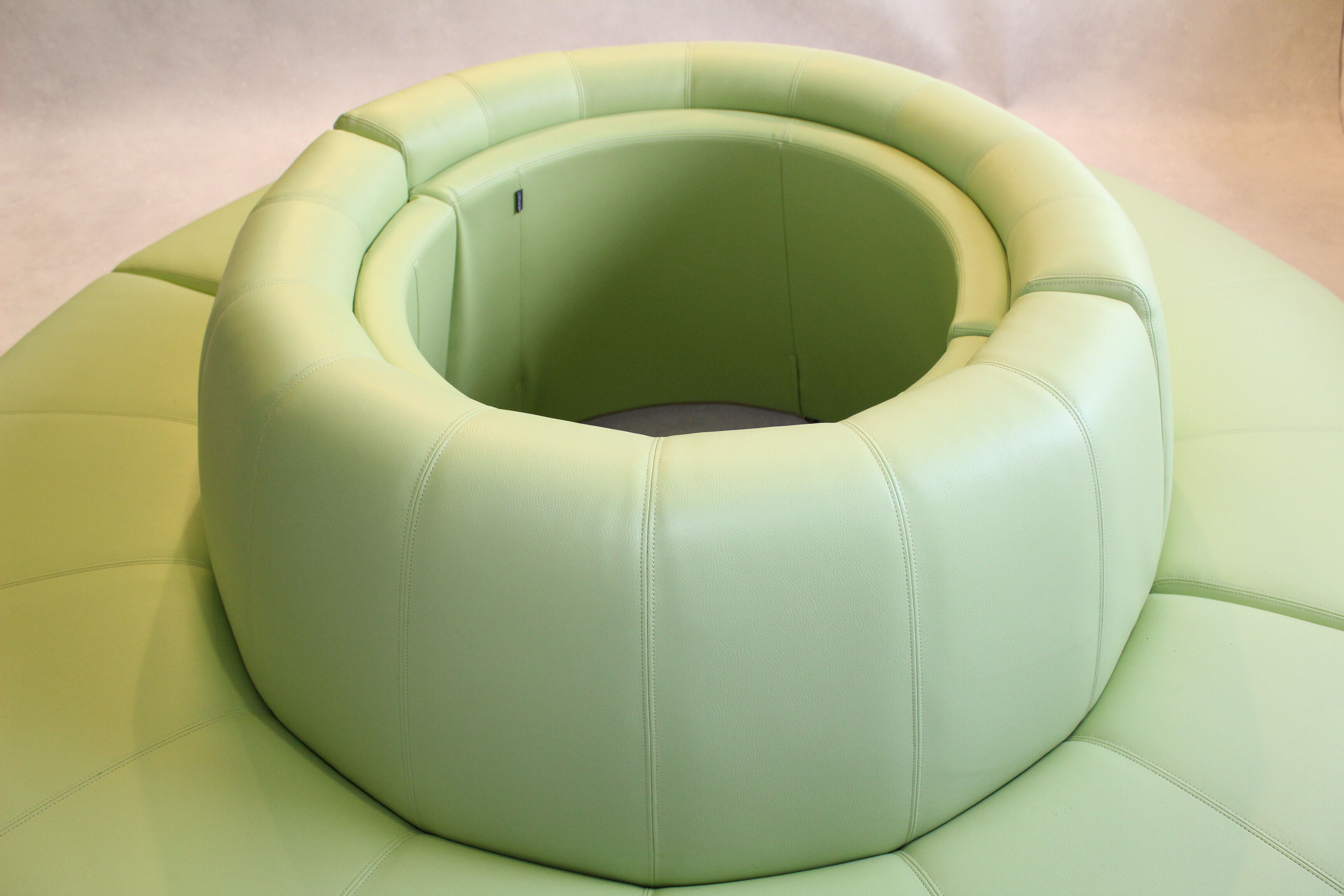 Pair of seat or couch Moroso leather