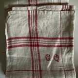 Product Pop Up Christmas 22 (3) Set of 2 unused linen cloths 1960