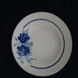 Hollow plate in earthenware of the Etablissements Grimaud Strasbourg diam 22,5 cm