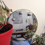 Miroir Gedy rond vert
