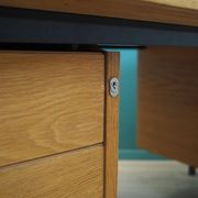 Ash desk, Danish design, 1980s, production: Labofa Møbler