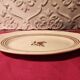 Oval plate Armelle Sarreguemines hand-painted