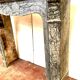 Louis XV style fireplace Model Pompadour Blue marble Turquin XX century