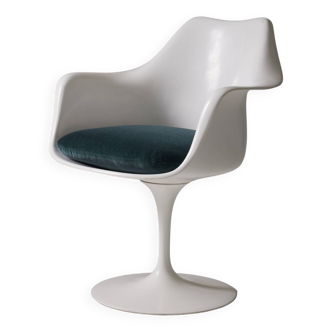 Fauteuil blanc Tulipe Eero Saarinen