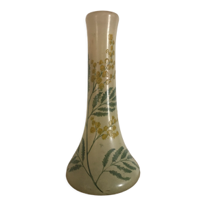 Ancien vase soliflore en verre