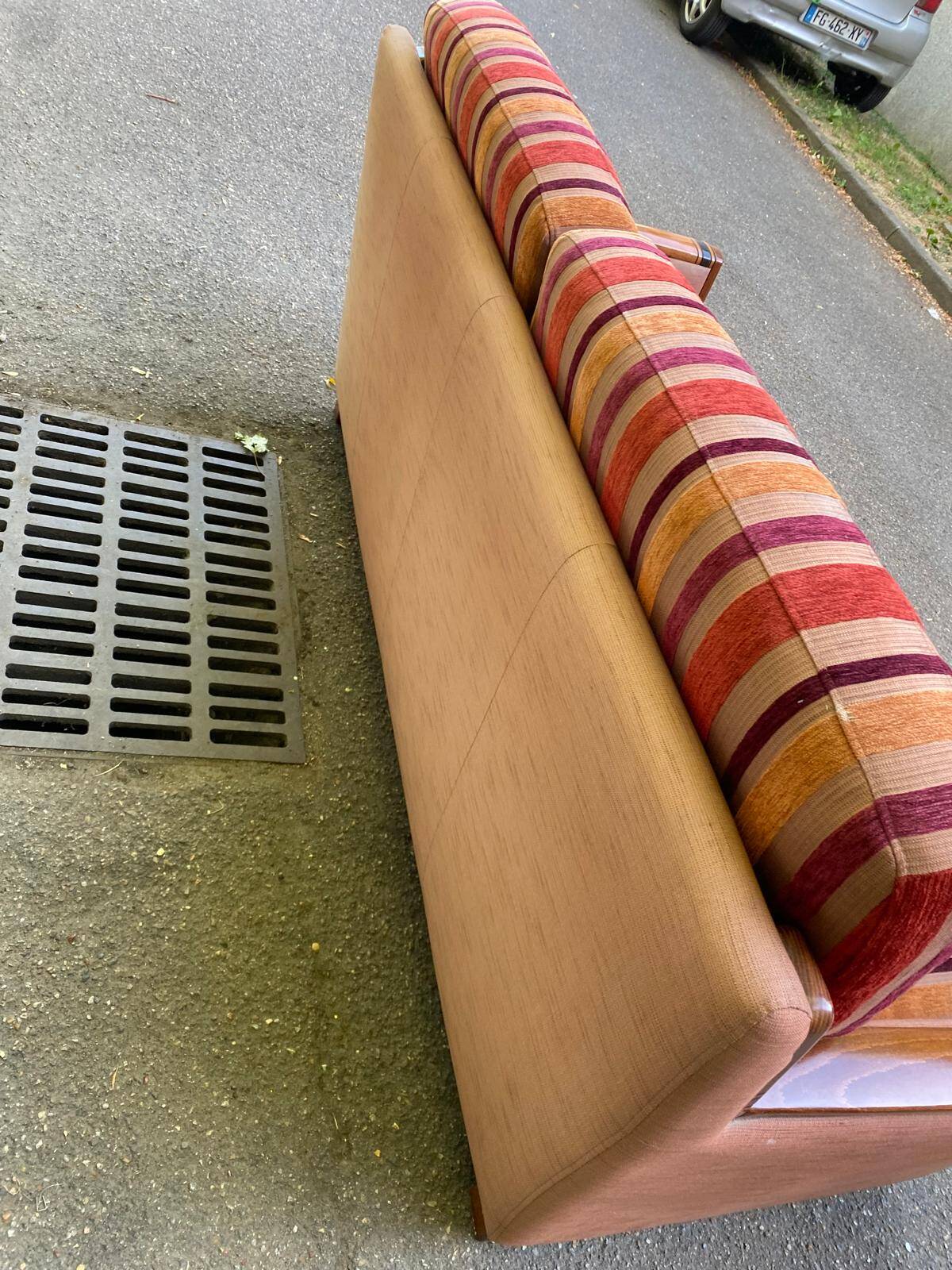 Two-seater sofa Art Deco inspiration Cavel France 2000s