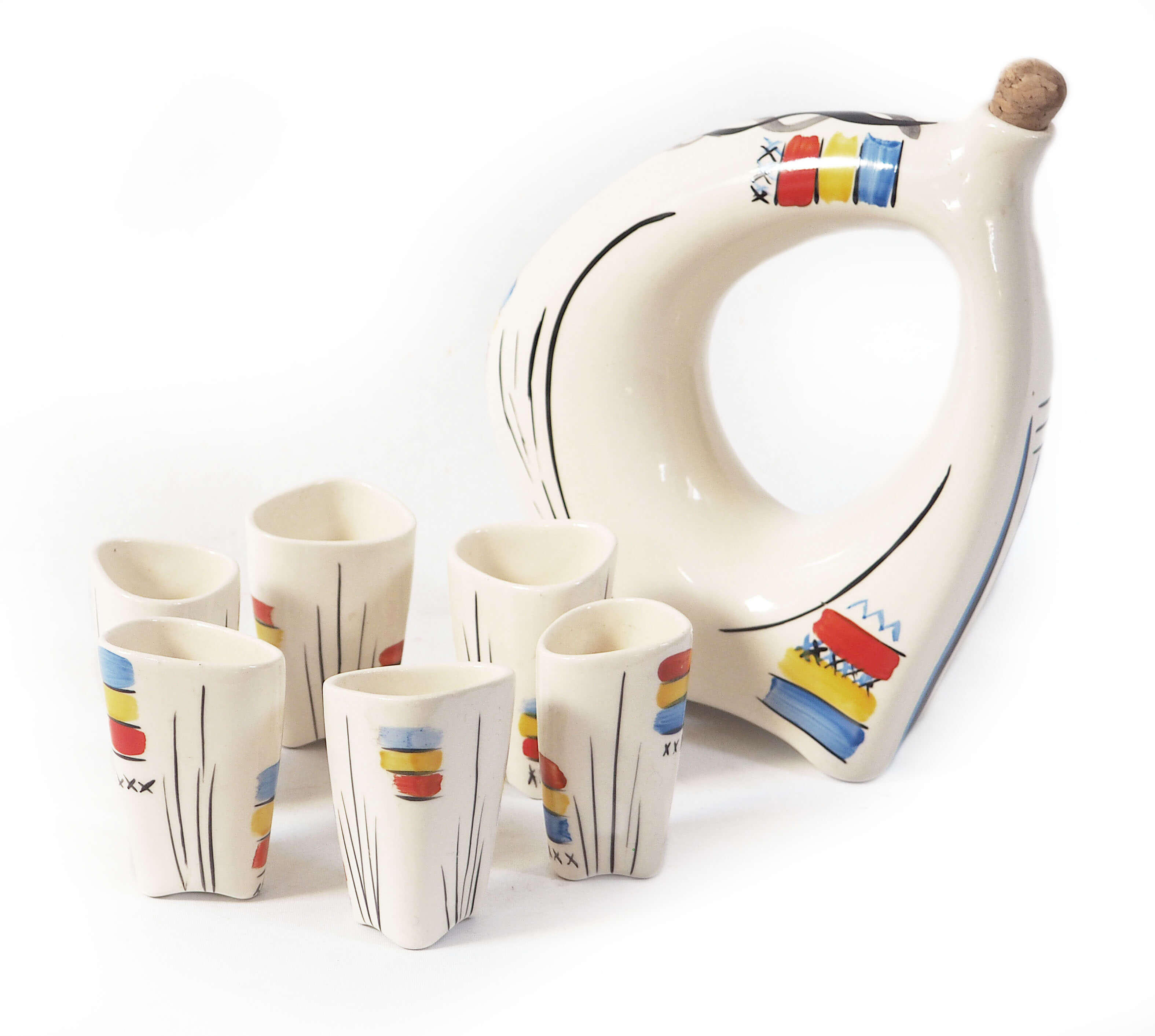 Vintage vodka service