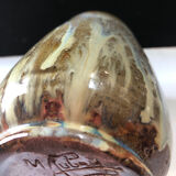 Salted stoneware cup by Marcel Aubry