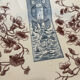 Iron earth plate sepia and blue Longchamp - iron earth storks