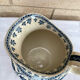 Pitcher Sarreguemines model Burgis late XIXth