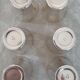 Silver metal cups