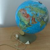World map or terrestrial globe