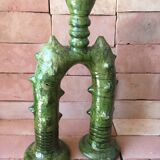 Tamegroute pottery candle holder