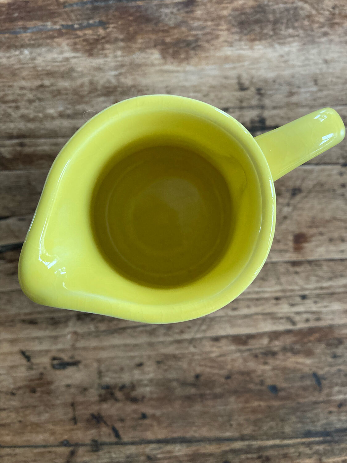 Saint Amand earthenware milk jug