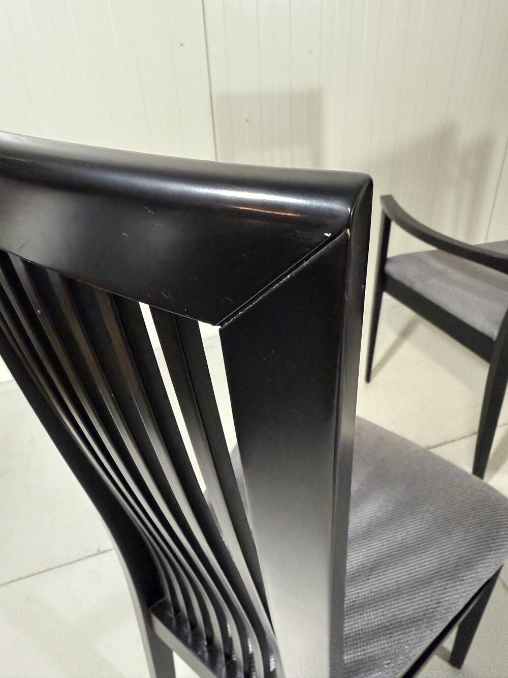 Chaises de salle à manger Tonon Italie par Wolf Schmidt Bandelow années 1980.