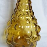 Carafe Empoli Italy Genie bottle in amber glass