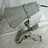 Philips industrial design clamp workshop lamp vintage reading light 1960