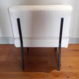 Vintage white loop chair