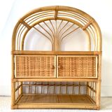 Rattan shelf