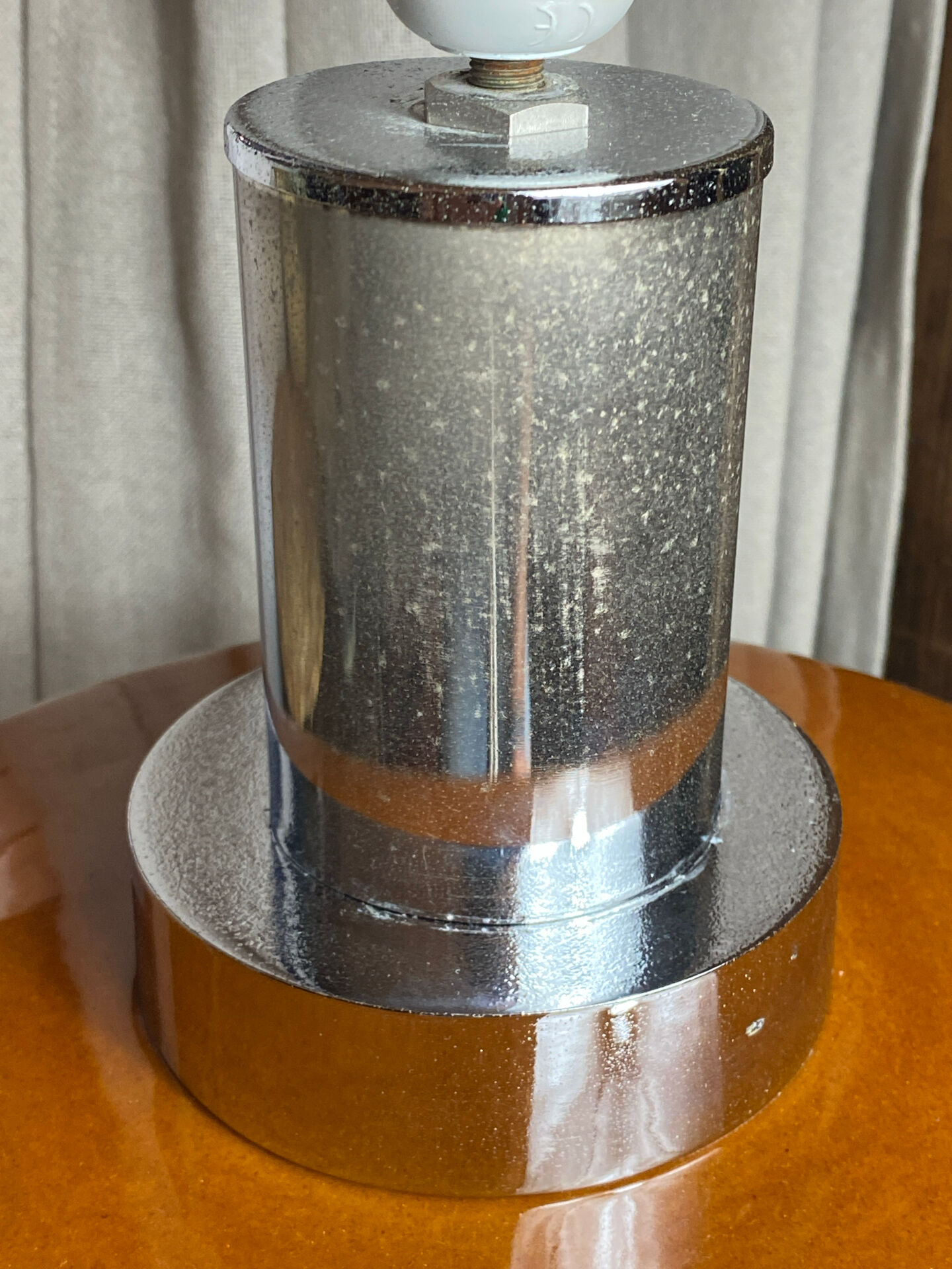 Large glazed ceramic lamp, 1970s