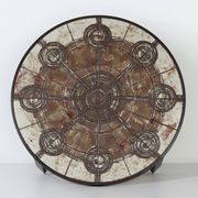 Brutalist coffee table by ox art for trioh, 1970s | danish, handmade