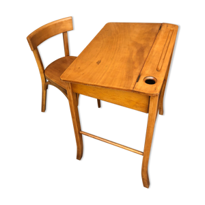 bureau écolier Baumann et sa chaise