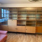 Modular library, 5 modules, ARP (Plastic Research Workshop) created by Pierre Guariche
