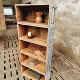 Industrial cabinet bookcase