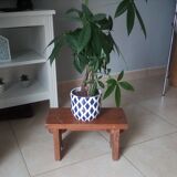 Vintage solid wood stool