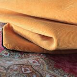 Coussin bohème chic en velours d'ameublement à motif cachemire 60x40cm