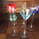 5 liqueur glasses