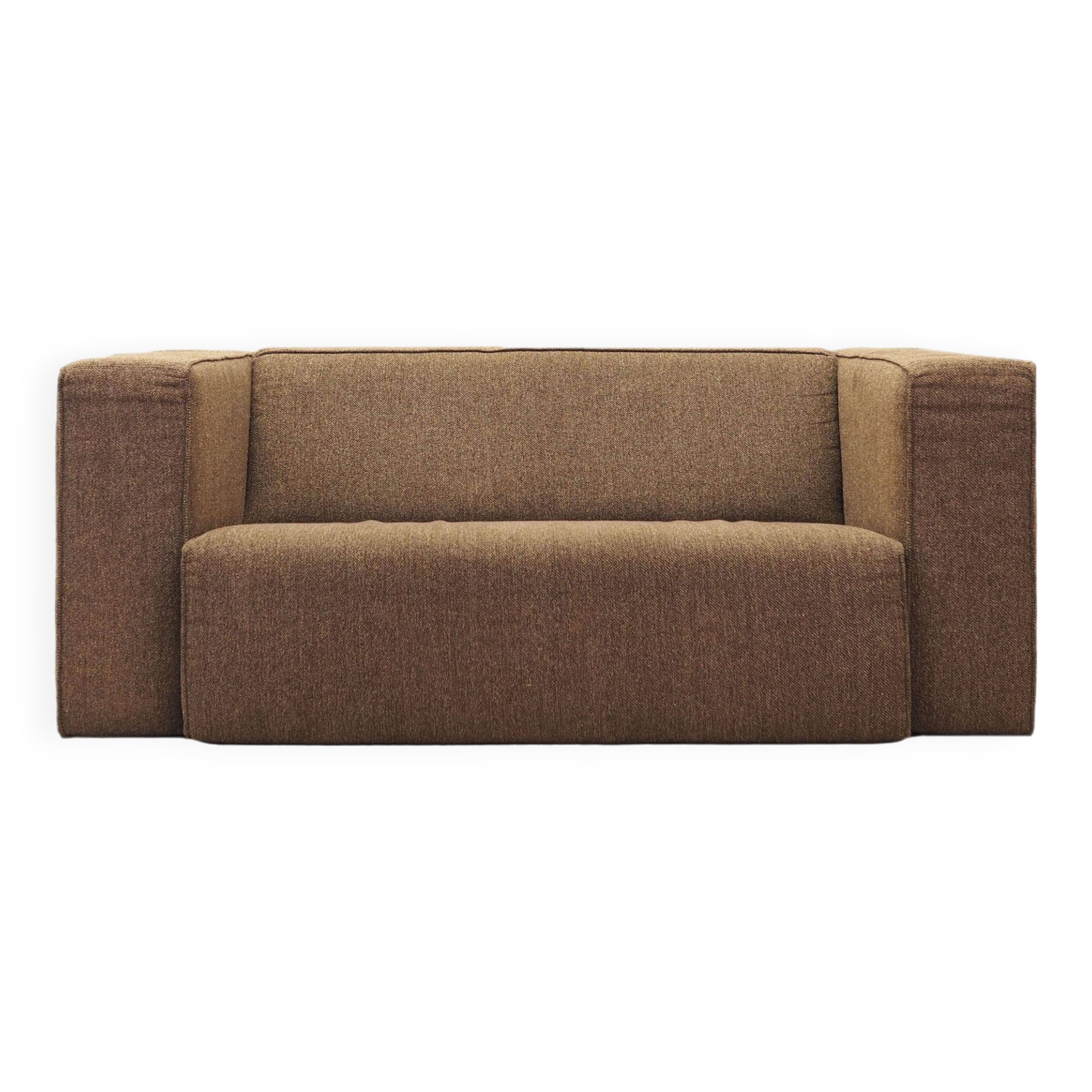 Canapé marron, Danemark années 1980