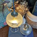 Transparent vintage portable lamp