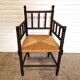 Antique Dutch bobbin chair, 1920s