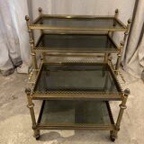Small rolling nesting tables