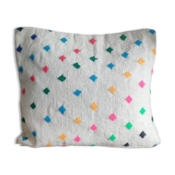 Moroccan coloured cushion
