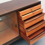 Buffet/vitrine des années 1950 bicolore